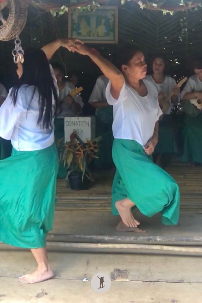 Part 4, Ladies dancing Tinikling during our Loboc River Cruise, Bohol, Philippines