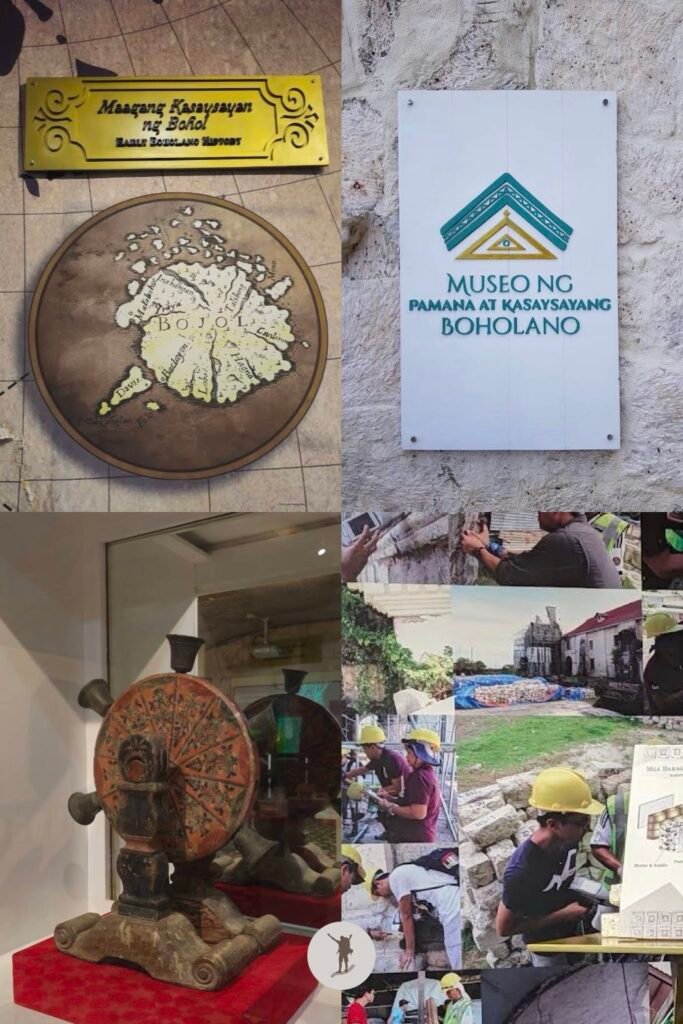 The different exhibits inside the Museo Ng Pamana At Kasaysayang Boholano, Bohol, Philippines