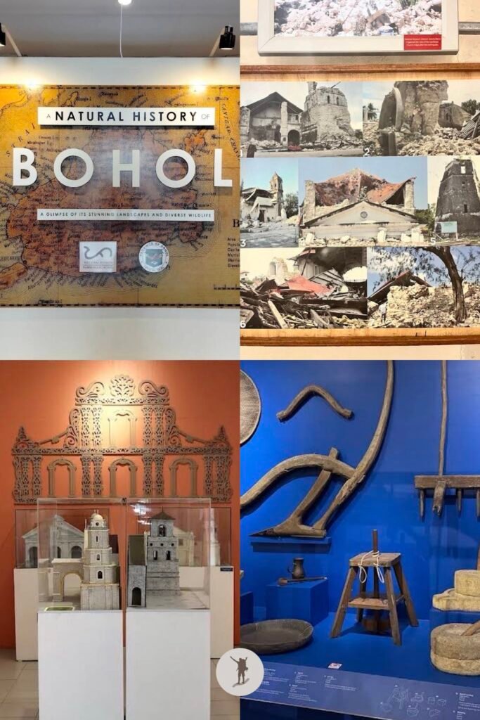 The different exhibits inside the National Museum Bohol, Philippines