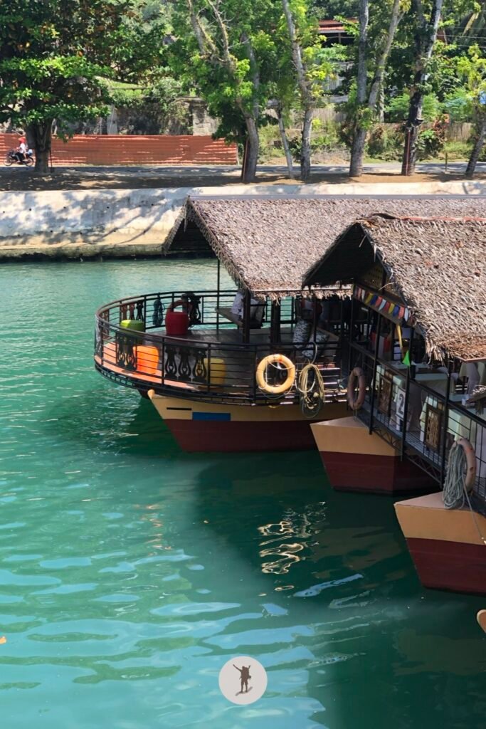 Travel Planning Resources — Bohol 3 The floating restaurants and in the bright turquoise Loboc River, Bohol, Philippines