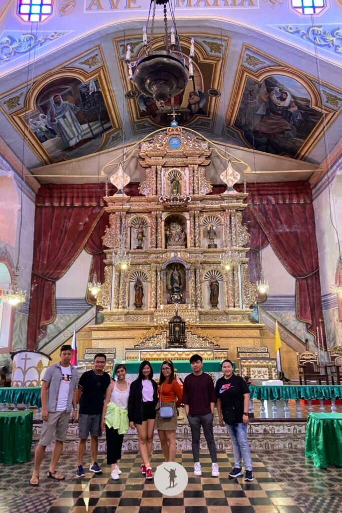 The main altar of Baclayon Church, Bohol, Philippines