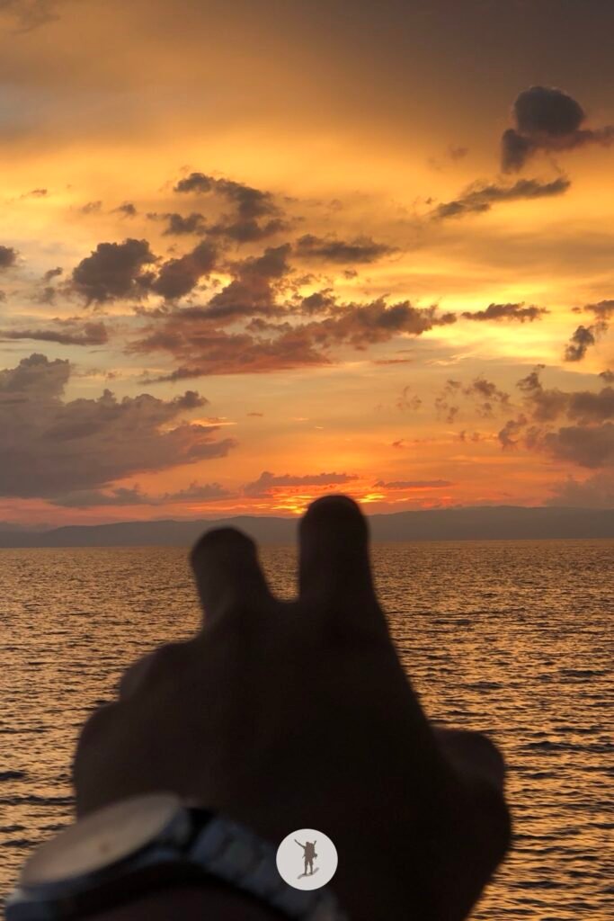 Travel Planning Resources — Bohol 2 The sunset seen from our ferry to Cebu after our visit to Bohol, Philippines